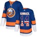 Men Adidas New York Islanders #14 Tom Kuhnhackl Authentic Royal Blue USA Flag Fashion NHL Jersey