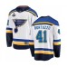 Men St. Louis Blues #41 Robert Bortuzzo Fanatics Branded White Away Breakaway 2019 Stanley Cup Champions Hockey Jersey