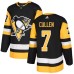 Men Adidas Pittsburgh Penguins #7 Matt Cullen Premier Black Home NHL Jersey