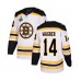 Men Boston Bruins #14 Chris Wagner Authentic White Away 2019 Stanley Cup Final Bound Hockey Jersey