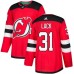 Men Adidas New Jersey Devils #31 Eddie Lack Premier Red Home NHL Jersey