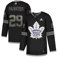 Men Adidas Toronto Maple Leafs #29 Mike Palmateer Black Authentic Classic Stitched NHL Jersey