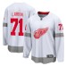 Men Detroit Red Wings #71 Dylan Larkin Fanatics Branded White 2020-21 Special Edition Breakaway Player Stitched Jersey