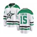 Men Dallas Stars #15 Blake Comeau Authentic White Away Fanatics Branded Breakaway NHL Jersey