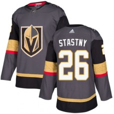 Men Adidas Vegas Golden Knights #26 Paul Stastny Premier Gray Home NHL Jersey