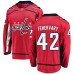 Men Washington Capitals #42 Martin Fehervary Fanatics Branded Red Home Breakaway NHL Jersey