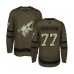 Men Arizona Coyotes #77 Victor Soderstrom Authentic Green Salute to Service Hockey Stitched Jersey