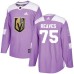 Men Adidas Vegas Golden Knights #75 Ryan Reaves Authentic Purple Fights Cancer Practice NHL Jersey