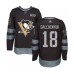 Men Pittsburgh Penguins #18 Alex Galchenyuk Authentic Black 1917-2017 100th Anniversary Hockey Stitched Jersey