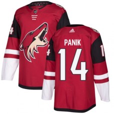 Men Adidas Arizona Coyotes #14 Richard Panik Authentic Burgundy Red Home NHL Jersey