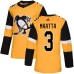 Men Adidas Pittsburgh Penguins #3 Olli Maatta Premier Gold Alternate NHL Jersey