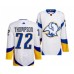 Men Buffalo Sabres #72 Tage Thompson White 2022-23 Reverse Retro Stitched Jersey