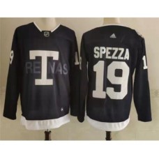 Men Toronto Maple Leafs 19 Jason Spezza Navy 2022 NHL Heritage Classic Adidas Stitched Jersey