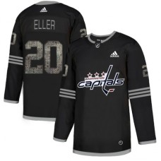 Men Adidas Washington Capitals #20 Lars Eller Black 1 Authentic Classic Stitched NHL Jersey