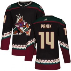 Men Adidas Arizona Coyotes #14 Richard Panik Premier Black Alternate NHL Jersey