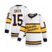 Men Nashville Predators #15 Craig Smith Authentic White 2020 Winter Classic Hockey Stitched Jersey