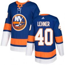 Men Adidas New York Islanders #40 Robin Lehner Premier Royal Blue Home NHL Jersey