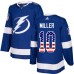 Men Adidas Tampa Bay Lightning #10 J.T. Miller Authentic Blue USA Flag Fashion NHL Jersey