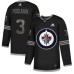 Men Adidas Winnipeg Jets #3 Tucker Poolman Black Authentic Classic Stitched NHL Jersey