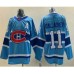 Men Montreal Canadiens #11 Brendan Gallagher Blue 2022 Reverse Retro Stitched Jersey