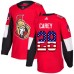 Men Adidas Ottawa Senators #28 Paul Carey Authentic Red USA Flag Fashion NHL Jersey