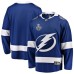 Men Tampa Bay Lightning Fanatics Branded Blue Blank 2020 Stanley Cup Final Bound Home Breakaway Stitched Jersey