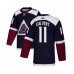 Men Adidas Colorado Avalanche #11 Matt Calvert Premier Navy Blue Alternate NHL Jersey