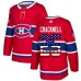 Men Adidas Montreal Canadiens #25 Adam Cracknell Authentic Red USA Flag Fashion NHL Jersey