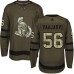 Men Adidas Ottawa Senators #56 Magnus Paajarvi Authentic Green Salute to Service NHL Jersey