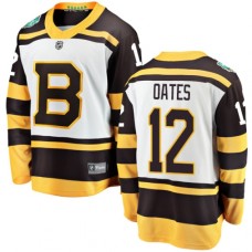 Men Boston Bruins #12 Adam Oates White 2019 Winter Classic Fanatics Branded Breakaway NHL Jersey