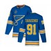 Men St. Louis Blues #91 Vladimir Tarasenko Authentic Navy Blue Alternate 2019 Stanley Cup Final Bound Hockey Jersey