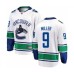 Men Vancouver Canucks #9 J.T. Miller Fanatics Branded White Away Breakaway Hockey Stitched Jersey