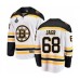 Men Boston Bruins #68 Jaromir Jagr Authentic White Away Fanatics Branded Breakaway 2019 Stanley Cup Final Bound Hockey Jersey