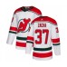 Men Adidas New Jersey Devils #37 Pavel Zacha Authentic White Alternate NHL Jersey