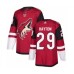 Men Arizona Coyotes #29 Barrett Hayton Authentic Burgundy Red Home Hockey Stitched Jersey