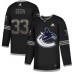 Men Adidas Vancouver Canucks #33 Henrik Sedin Black Authentic Classic Stitched NHL Jersey