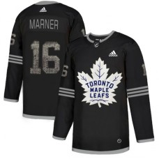 Men Adidas Toronto Maple Leafs #16 Mitchell Marner Black Authentic Classic Stitched NHL Jersey