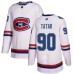 Men Adidas Montreal Canadiens #90 Tomas Tatar Authentic White 2017 100 Classic NHL Jersey