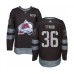 Men Colorado Avalanche #36 T.J. Tynan Authentic Black 1917-2017 100th Anniversary Hockey Stitched Jersey