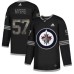 Men Adidas Winnipeg Jets #57 Tyler Myers Black Authentic Classic Stitched NHL Jerse