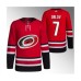 Men Carolina Hurricanes #7 Dmitry Orlov Red Stitched Jersey