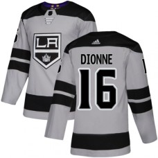 Men Adidas Los Angeles Kings #16 Marcel Dionne Premier Gray Alternate NHL Jersey