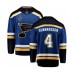 Men St. Louis Blues #4 Carl Gunnarsson Fanatics Branded Royal Blue Home Breakaway 2019 Stanley Cup Final Bound Hockey Jersey