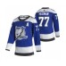 Men Tampa Bay Lightning #77 Victor Hedman Blue 2020-21 Reverse Retro Alternate Hockey Stitched Jersey