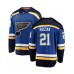 Men St. Louis Blues #21 Tyler Bozak Fanatics Branded Royal Blue Home Breakaway 2019 Stanley Cup Champions Hockey Jersey