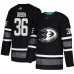 Men Adidas Anaheim Ducks #36 John Gibson Black 2019 All-Star Game Parley Authentic Stitched NHL Jersey