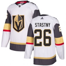 Men Adidas Vegas Golden Knights #26 Paul Stastny Authentic White Away NHL Jersey