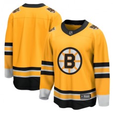 Men Boston Bruins Fanatics Branded Blank Gold 2020-21 Special Edition Breakaway Stitched Jersey