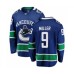 Men Vancouver Canucks #9 J.T. Miller Fanatics Branded Blue Home Breakaway Hockey Stitched Jersey