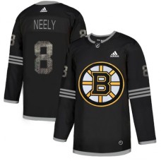 Men Adidas Boston Bruins #8 Cam Neely Black Authentic Classic Stitched NHL Jersey